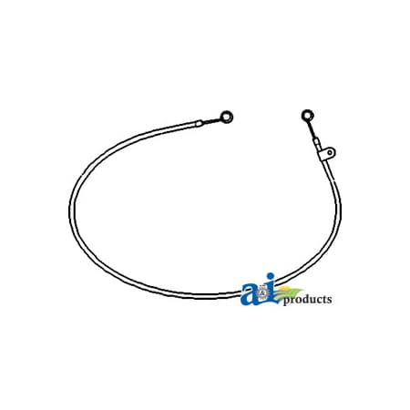 A & I Products Cable, Hydraulic Auxillary Valve Flow Control 14" x16" x0.1" A-143989C1